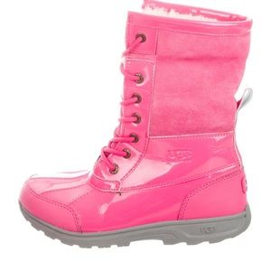 UGG Australian Patent Leather Pink Boots